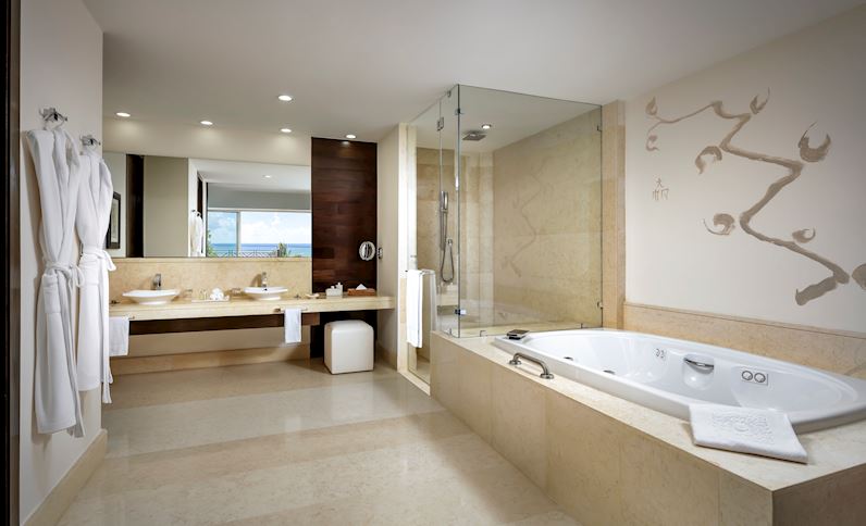baño Suite Grand Class en Grand Velas Riviera Maya